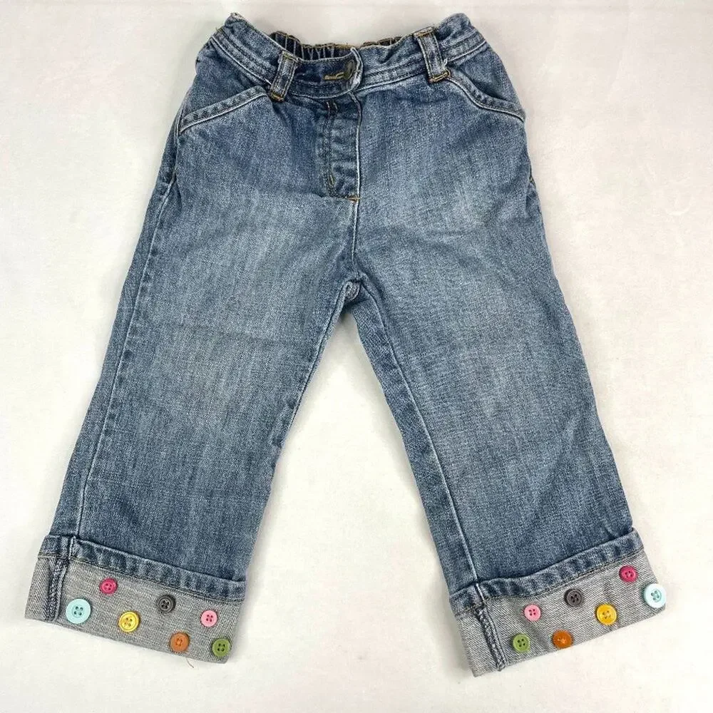 Gymboree Button Cuff Jeans Size 18-24 months